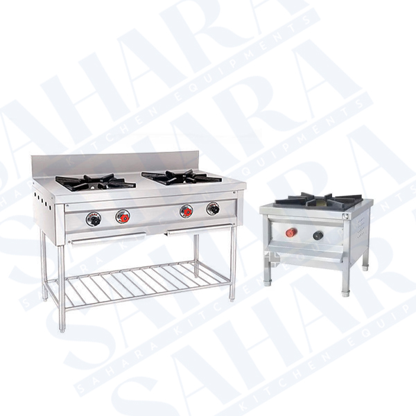 stainless steel cooking range